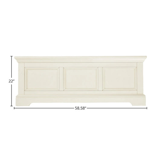 Hanley 59 Wide Low Profile Footboard, Chalk