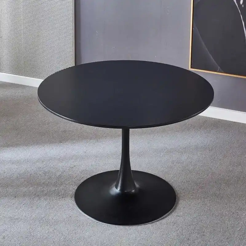 Round Dining Table with Pedestal Base