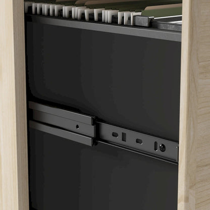 3-Drawer Mobile File Cabinet with Lock – Multiple Finishes, 1-Person