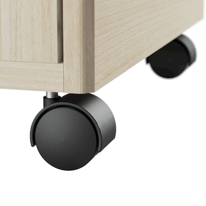 3-Drawer Mobile File Cabinet with Lock – Multiple Finishes, 1-Person