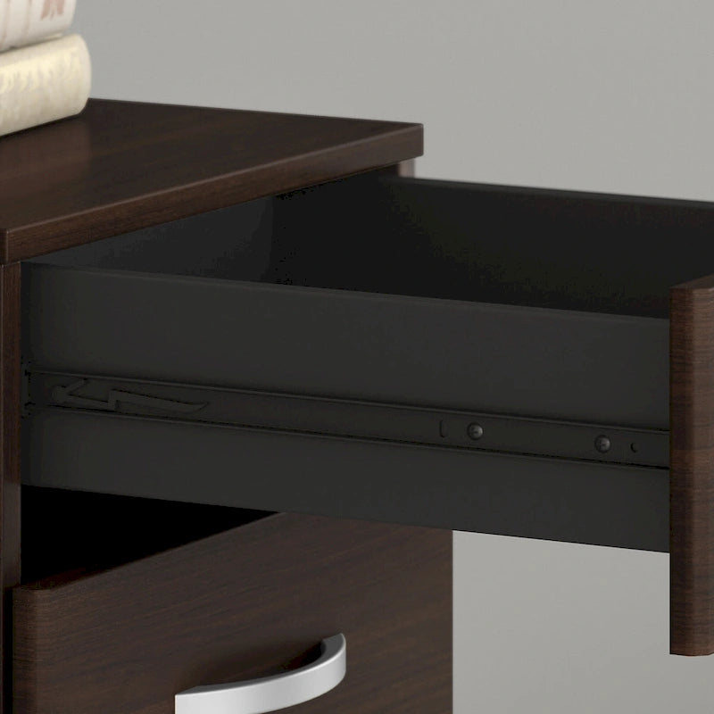 3-Drawer Mobile File Cabinet with Lock – Multiple Finishes, 1-Person