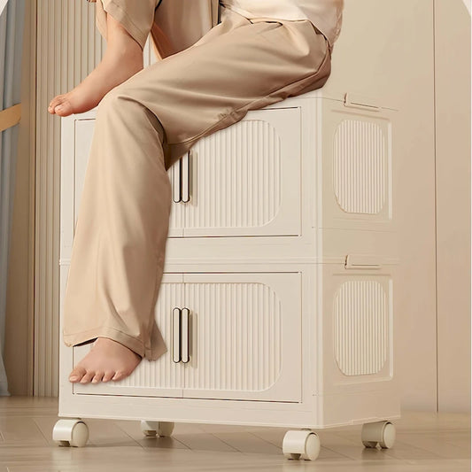 19.69 Side Wide Folding Storage Cabinet