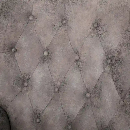 Purple Push Back Recliner with Copper Accents and Rolled Arms