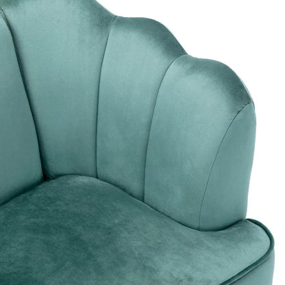 Beige / Turquoise / Blush / Natural / Honey / Teal Channel Stitched Velvet Sofa, 3-Seater, Gold Metal Legs