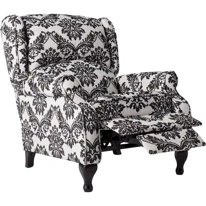 Simple Living Upholstered Wing Recliner