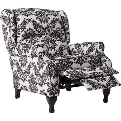 Simple Living Upholstered Wing Recliner