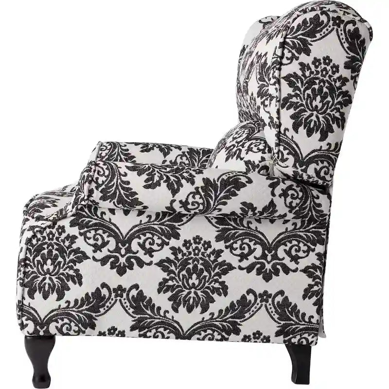 Simple Living Upholstered Wing Recliner