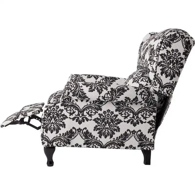 Simple Living Upholstered Wing Recliner