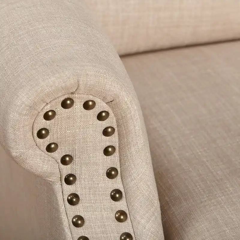 Simple Living Upholstered Wing Recliner