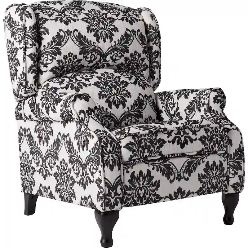 Simple Living Upholstered Wing Recliner