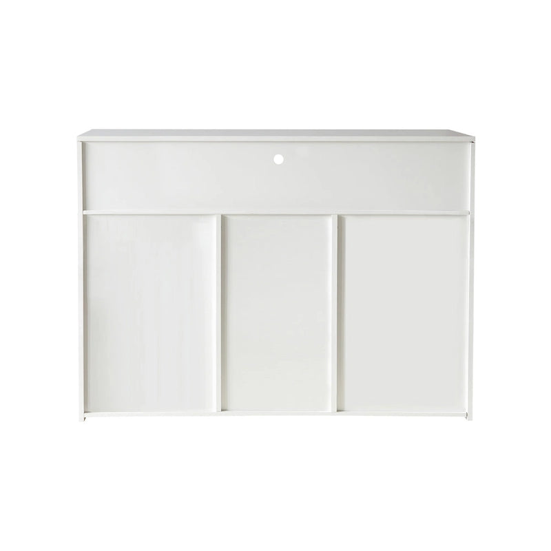 Sideboard Storage Cabinet High Gloss with LED Light