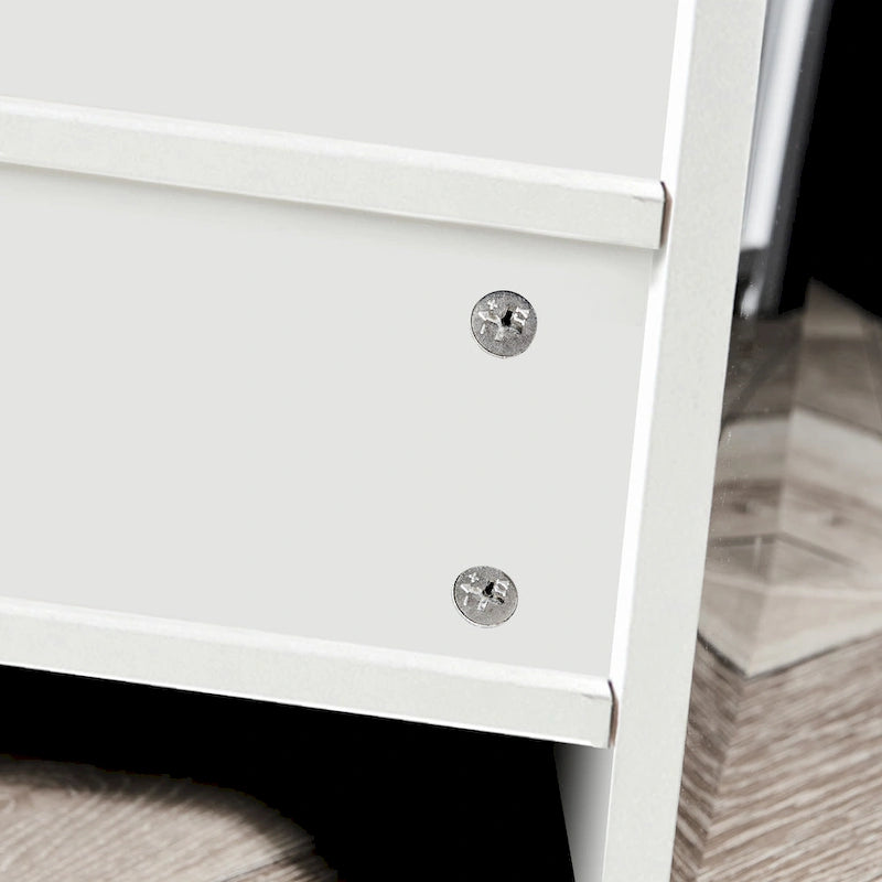 Sideboard Storage Cabinet High Gloss with LED Light