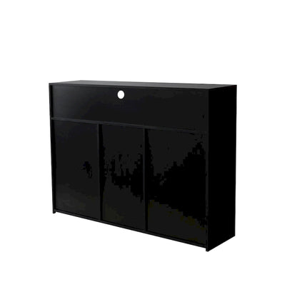 Sideboard Storage Cabinet High Gloss with LED Light