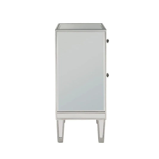 Reflexion Collection Rosa 18-inch Wide Mirrored 1-drawer Nightstand