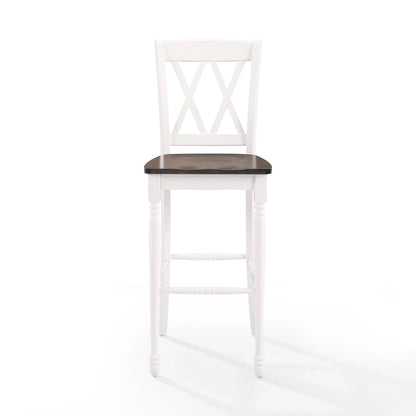 Crosley Shelby 2Pc Bar Stool Set - 18 W x21.75 D x 46.5 H