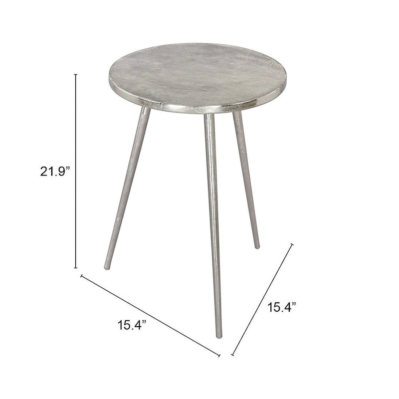 Politik Side Table Silver