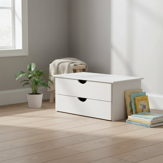 100% Solid Wood 2-Drawer Internal Chest for Cosmo 4-Door Wardrobe by Palace Imports