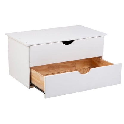 2-Drawer Internal Wardrobe Chest – White / Grey / Black / Java, Solid Pine, Single-Person Assembly