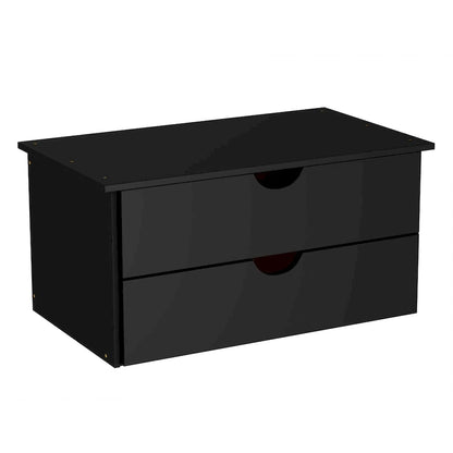 2-Drawer Internal Wardrobe Chest – White / Grey / Black / Java, Solid Pine, Single-Person Assembly