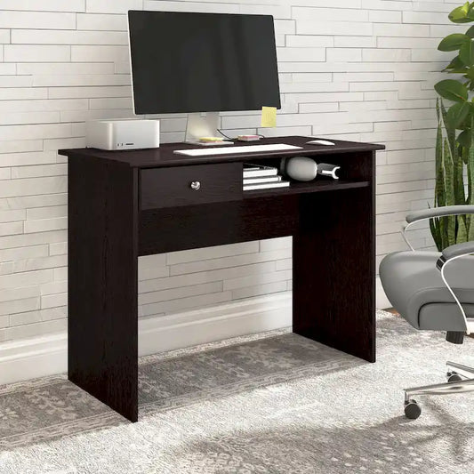 40" Writing Desk – White / Harvest Cherry / Espresso Oak / Heather Gray, Single
