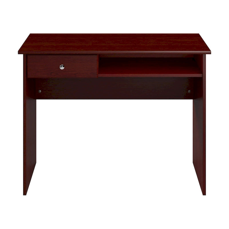 40" Writing Desk – White / Harvest Cherry / Espresso Oak / Heather Gray, Single