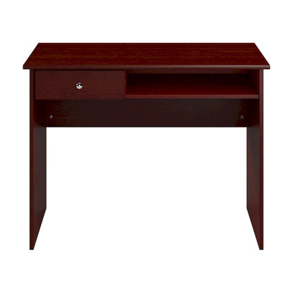 40" Writing Desk – White / Harvest Cherry / Espresso Oak / Heather Gray, Single