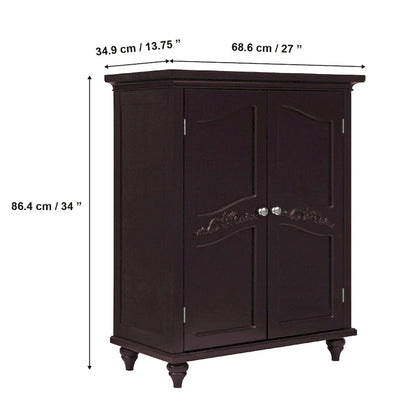 Teamson Home Versailles Two-Door Freestanding Floor Accent Cabinet