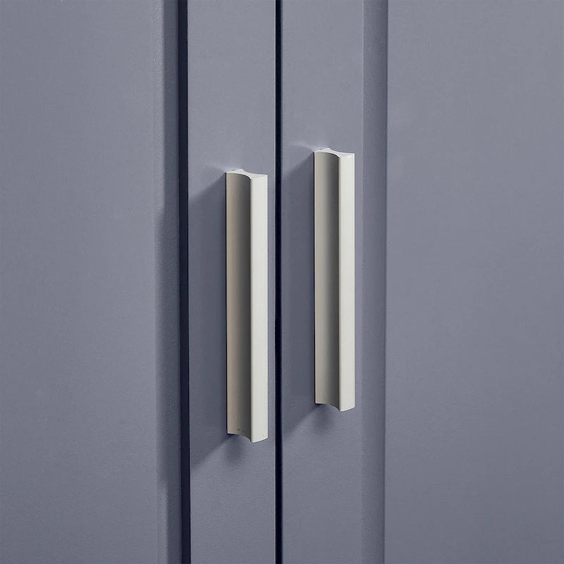 Tall and Wide Storage Cabinet with Doors for Bathroom/Office