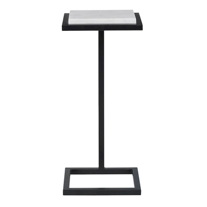 White Martini End Table - 8D x 10W x 23H