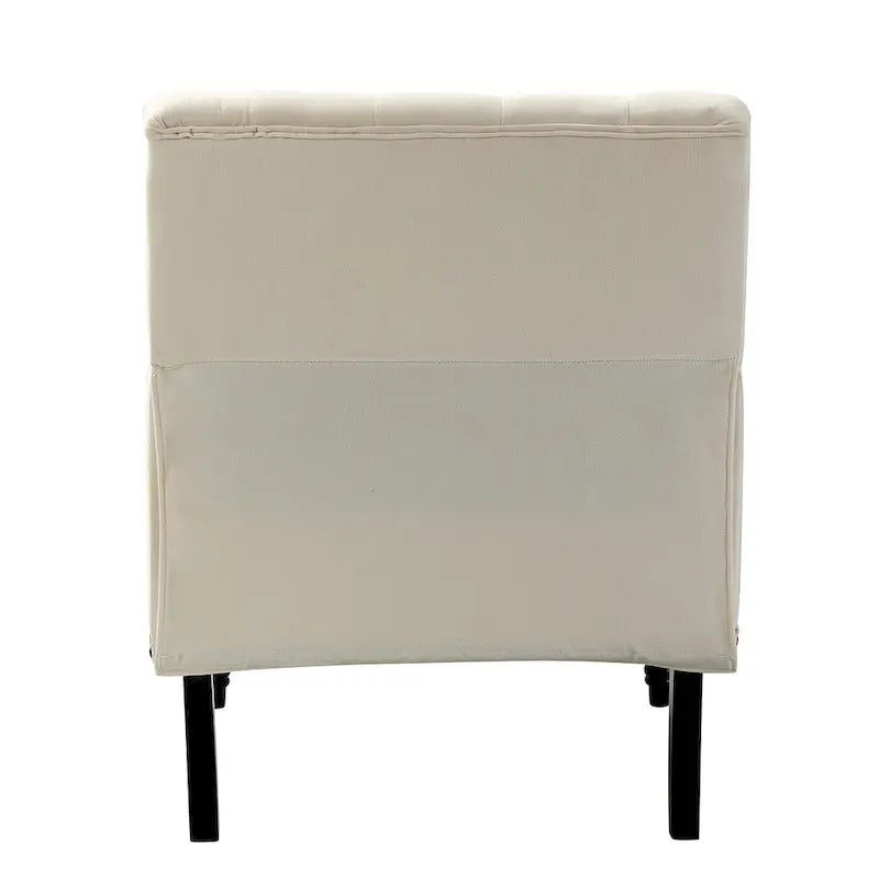 Grey / Sage / Black Velvet Button Tufted Accent Chair, Single Seat