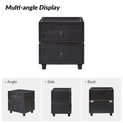 Greg Transitional 2 - Drawer Nightstand with Multiple Configurations by HULALA HOME