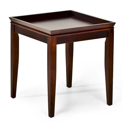 Wood End Table