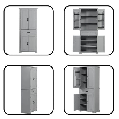 Bathroom Storage Cabinet with Doors and Drawer