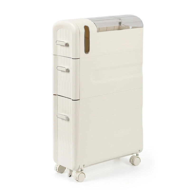 Toilet Paper Holder Storage Cabinet Beside Toilet Storage for Small Bathroom