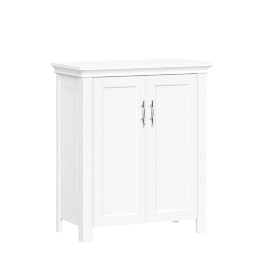 RiverRidge Somerset Two-Door Bathroom and Laundry Storage Cabinet with Adjustable Shelf - White