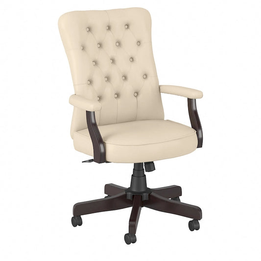 Cabot High Back Tufted Office Chair with Arms by Bush Furniture