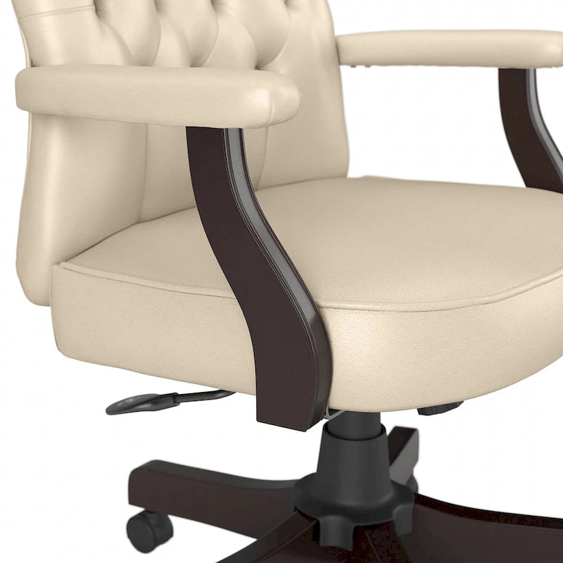 Cabot High Back Tufted Office Chair with Arms by Bush Furniture